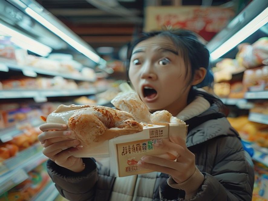 山姆超市货架上的变质牛奶和含塑料的烤鸡