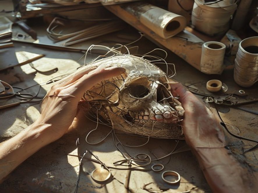 手工制作铝丝骨架