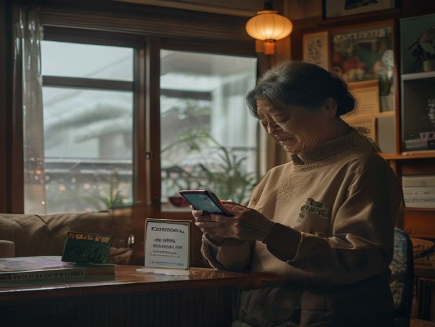 手机屏幕显示官方台风停课停工通知,旁边有社区公告