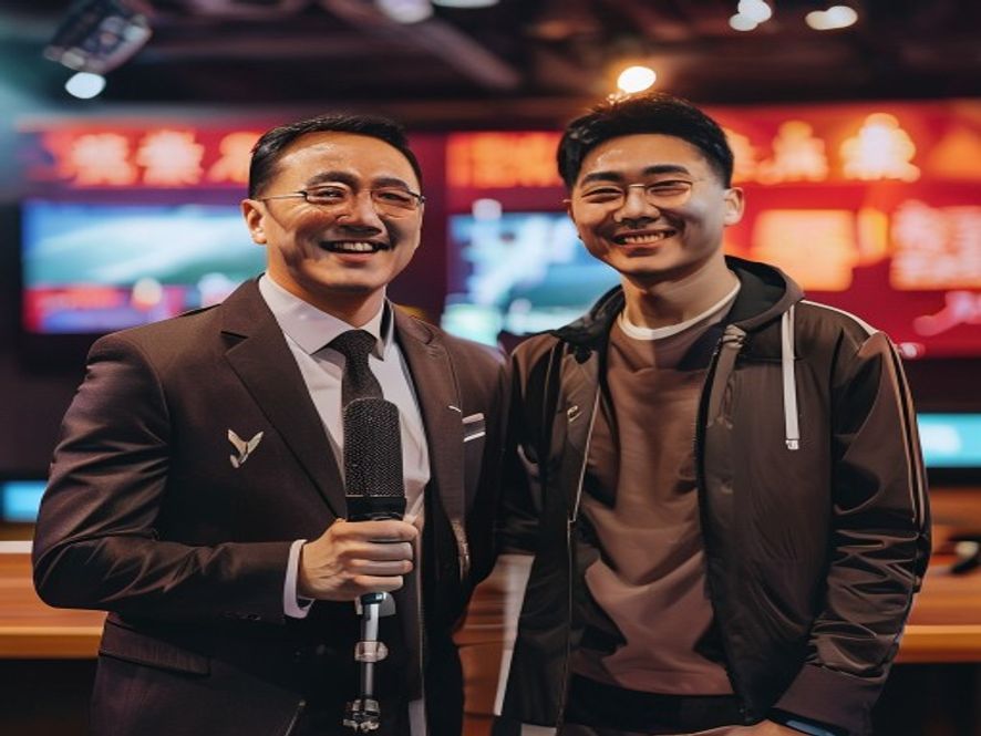 詹俊与樊振东跨界搭档解说