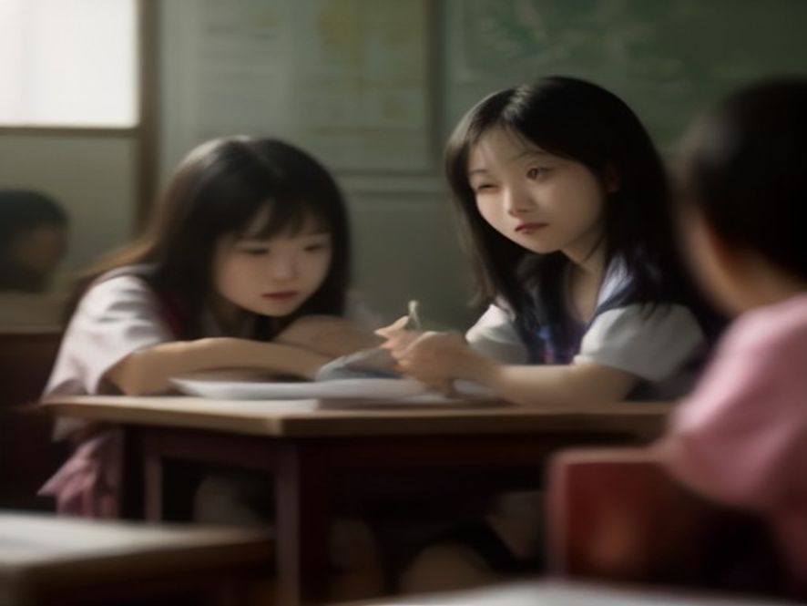评议小组同学质疑穿着裙子的贫困生女生